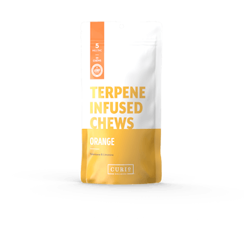 Orange Terpene Infused Chews 100mg (5mg x20) - Curio